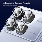 For Redmi K70 Ultra ENKAY Hat-Prince 9H Rear Camera Lens Aluminium Alloy Tempered Glass Film(Silver)