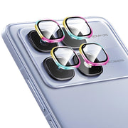 For Redmi K70 Ultra ENKAY Hat-Prince 9H Rear Camera Lens Aluminium Alloy Tempered Glass Film(Colorful)