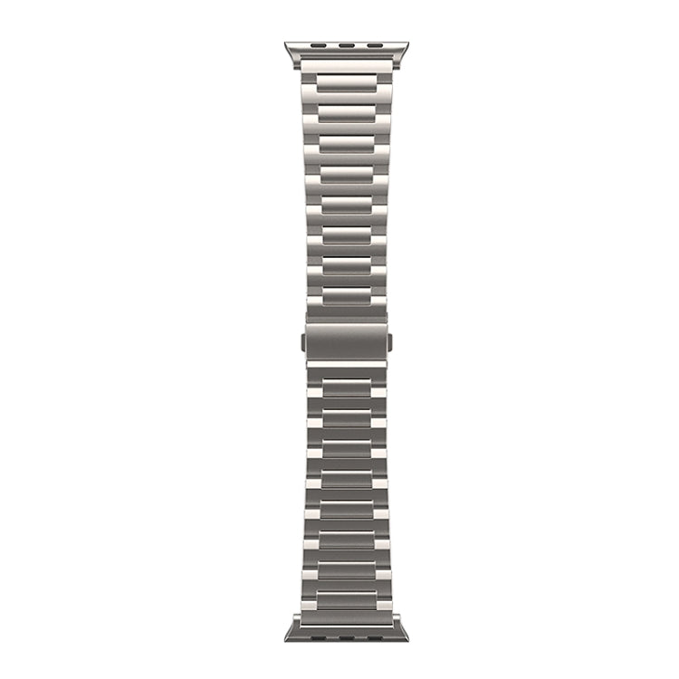 For Apple Watch Ultra 2 49mm I-Shaped Titanium Watch Band(Titanium)