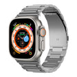 For Apple Watch Series 9 45mm I-Shaped Titanium Watch Band(Grey) - Watch Bands by PMC TechLife | Online Shopping South Africa | PMC TechLife