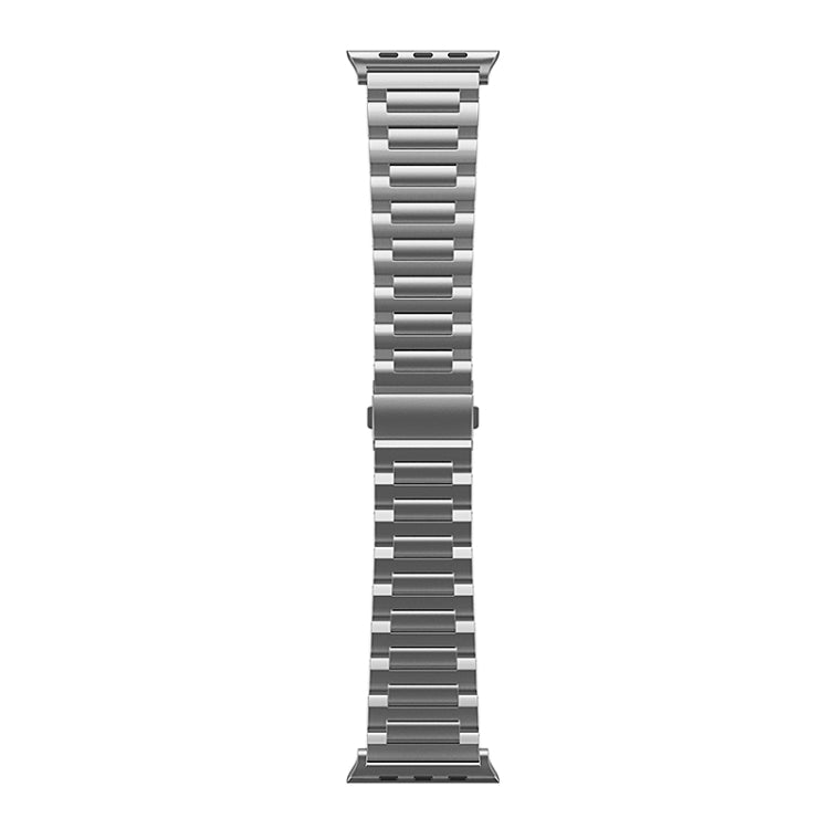 For Apple Watch Series 8 45mm I-Shaped Titanium Watch Band(Grey) - Watch Bands by PMC TechLife | Online Shopping South Africa | PMC TechLife