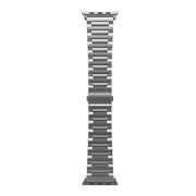 For Apple Watch SE 2022 44mm I-Shaped Titanium Watch Band(Grey)