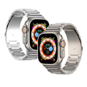 For Apple Watch Series 9 45mm I-Shaped Titanium Watch Band(Titanium)