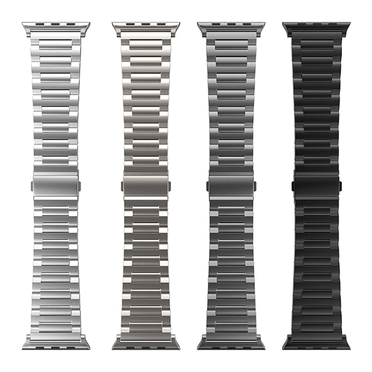For Apple Watch Ultra 2 49mm I-Shaped Titanium Watch Band(Titanium)