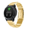For Garmin Instinct 2S Tortoise Shell 20mm Stainless Steel Watch Band(Gold) - free shipping - PMC TechLife - Order now!