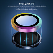 For OPPO Reno11 F ENKAY Hat-Prince 9H Rear Camera Lens Aluminium Alloy Tempered Glass Film(Black)