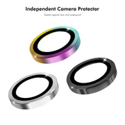 For OPPO Reno11 F ENKAY Hat-Prince 9H Rear Camera Lens Aluminium Alloy Tempered Glass Film(Black)