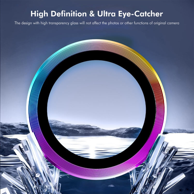 For Samsung Galaxy S24 FE 5G ENKAY Hat-Prince 9H Rear Camera Lens Aluminium Alloy Tempered Glass Film(Black) - free shipping - PMC Jewellery - Order now!