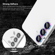 For Samsung Galaxy S24 FE 5G ENKAY Hat-Prince 9H Rear Camera Lens Aluminium Alloy Tempered Glass Film(Silver)