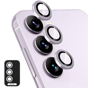 For Samsung Galaxy S24 FE 5G ENKAY Hat-Prince 9H Rear Camera Lens Aluminium Alloy Tempered Glass Film(Light Purple)