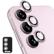 For Samsung Galaxy S24 FE 5G ENKAY Hat-Prince 9H Rear Camera Lens Aluminium Alloy Tempered Glass Film(Pink)