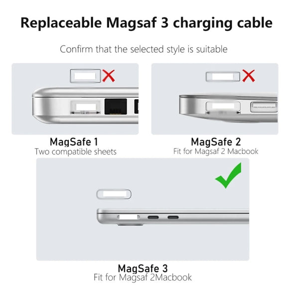 PD100W MagSafe 3 to Type-C Female Magnetic Charging Adapter for MacBook(Silver)
