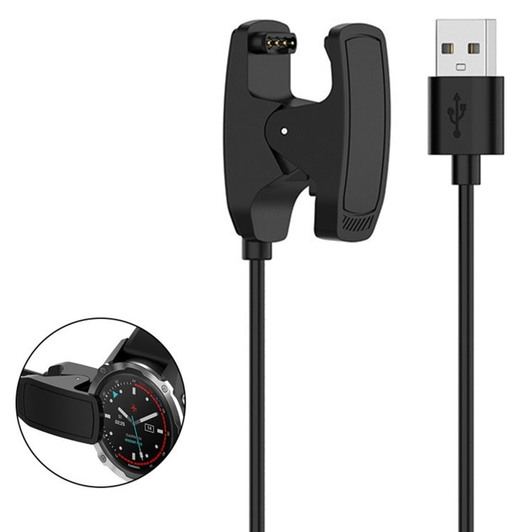 For Garmin Descent MK3 Smart Watch USB Charging Cable With Data Function(Black) - Charger by PMC TechLife | Online Shopping South Africa | PMC TechLife | Buy Now Pay Later Mobicred
