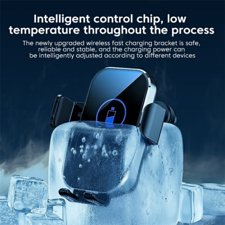 X10 15W Wireless Fast Charging Car Phone Navigation Holder(������) - Wireless Charger Holders by PMC TechLife | Online Shopping South Africa | PMC TechLife | Buy Now Pay Later Mobicred