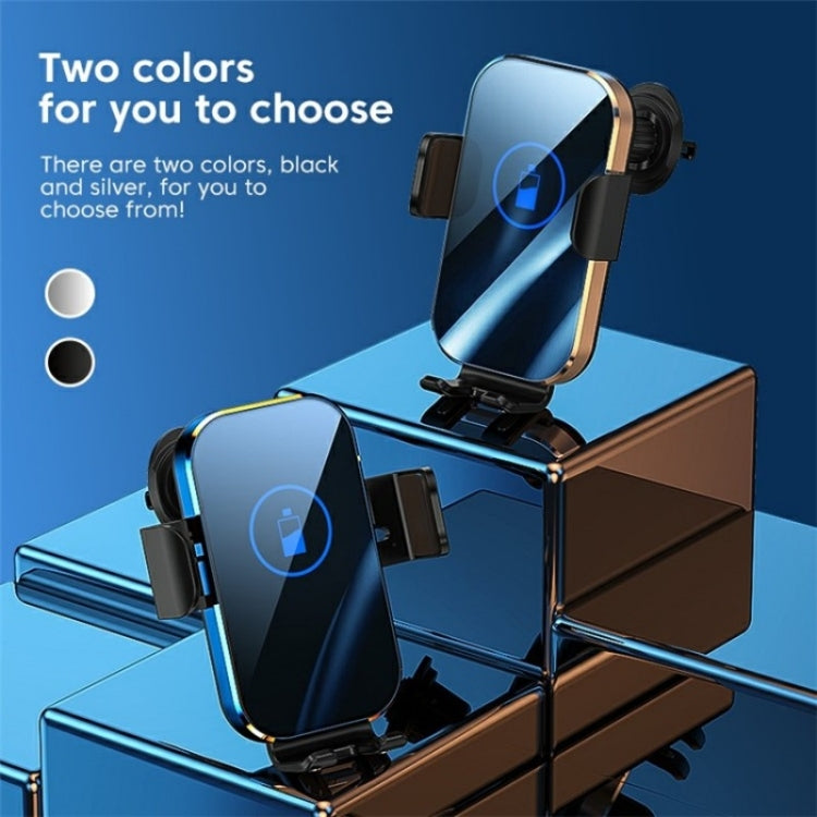 X10 15W Wireless Fast Charging Car Phone Navigation Holder(������) - Wireless Charger Holders by PMC TechLife | Online Shopping South Africa | PMC TechLife | Buy Now Pay Later Mobicred