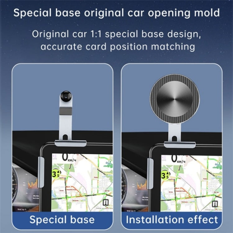 P10 For New Energy Vehicle Aluminum Alloy Screen Base Navigation Bracket - Car Holders by PMC TechLife | Online Shopping South Africa | PMC TechLife | Buy Now Pay Later Mobicred