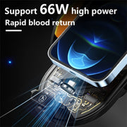 C23 66W Car Air Vent Phone Holder Wireless Charger(Gold)