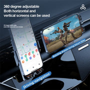 F18 With Infrared Sensor Phone Charging Aluminum Alloy Bracket Car Wireless Charger(Transparent Silver)