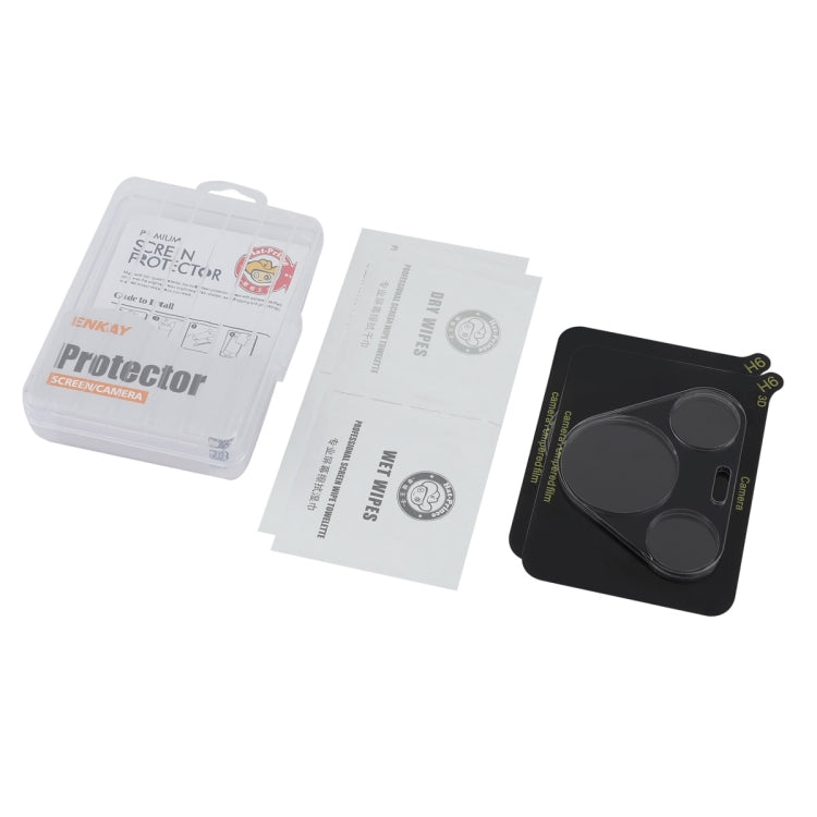 For Huawei Pura 70 2pcs ENKAY 9H Rear Camera Lens Tempered Glass Film(Black) - Huawei Tempered Glass by ENKAY | Online Shopping South Africa | PMC Jewellery | Buy Now Pay Later Mobicred