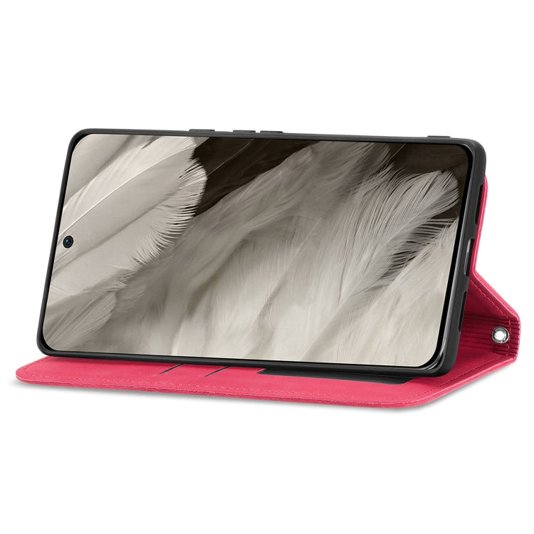 For Google Pixel 9 Retro Skin Feel Magnetic Flip Leather Phone Case(Red) - Google Cases by PMC TechLife | Online Shopping South Africa | PMC TechLife | Buy Now Pay Later Mobicred