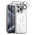 For iPhone 15 Pro Max NORTHJO 5 in 1 Magsafe Clear Phone Case with 2pcs Screen Film + 2pcs Rear Lens Film - iPhone 15 Pro Max Cases by NORTHJO | Online Shopping South Africa | PMC TechLife | Buy Now Pay Later Mobicred