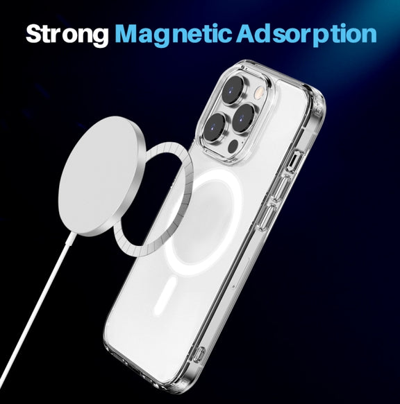 For iPhone 15 Pro Max NORTHJO 5 in 1 Magsafe Clear Phone Case with 2pcs Screen Film + 2pcs Rear Lens Film