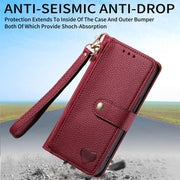 For Motorola Moto G Power 5G 2024 Love Zipper Lanyard Leather Phone Case(Red)