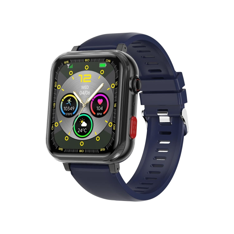 G18 1.83 inch Color Screen Smart Watch Silicone Strap, Support  Noninvasive Blood Sugar / Uric Acid(Blue) - Smart Watches by PMC TechLife | Online Shopping South Africa | PMC TechLife | Buy Now Pay Later Mobicred