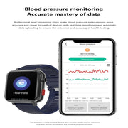 G18 1.83 inch Color Screen Smart Watch Silicone Strap, Support  Noninvasive Blood Sugar / Uric Acid(Black)