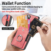 For Huawei Pura 70 Pro+ Retro Skin-feel Ring Card Wallet Phone Case(Pink)