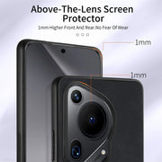 For Huawei Pura 70 Ultra Retro Skin-feel Ring Card Wallet Phone Case(Black)