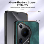 For Huawei Pura 70 Ultra Retro Skin-feel Ring Card Wallet Phone Case(Green)