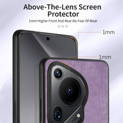 For Huawei Pura 70 Ultra Retro Skin-feel Ring Card Wallet Phone Case(Purple)
