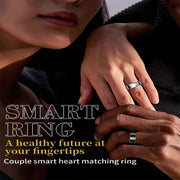 R6 SIZE 8 Smart Ring, Support Heart Rate / Blood Oxygen / Sleep Monitoring(White)