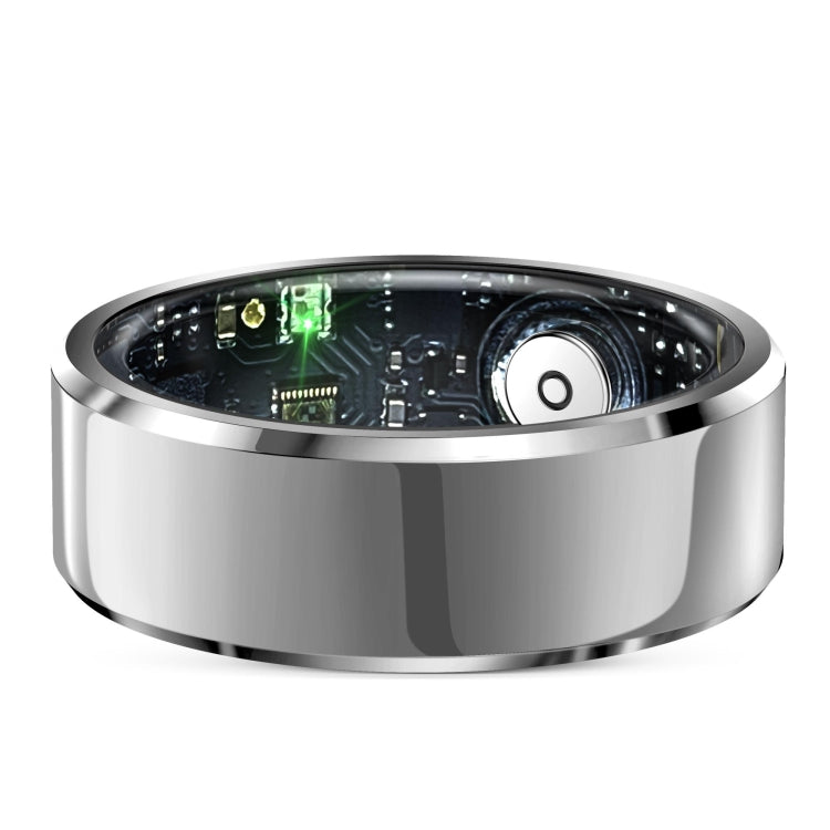 R6 SIZE 9 Smart Ring, Support Heart Rate / Blood Oxygen / Sleep Monitoring(White)