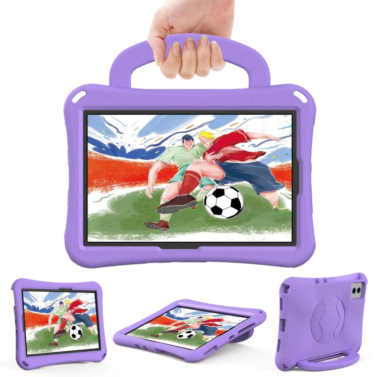 For Lenovo Tab M11 / Xiaoxin Pad 11 2024 Handle Football Shaped EVA Shockproof Tablet Case(Light Purple)