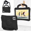 For Lenovo Tab M11 / Xiaoxin Pad 11 2024 Handle Football Shaped EVA Shockproof Tablet Case(Black) - Lenovo by PMC Jewellery | Online Shopping South Africa | PMC Jewellery | Buy Now Pay Later Mobicred