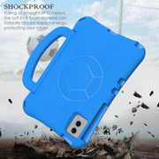 For Lenovo Tab M11 / Xiaoxin Pad 11 2024 Handle Football Shaped EVA Shockproof Tablet Case(Blue)