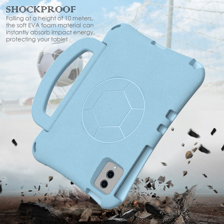 For Lenovo Tab M11 / Xiaoxin Pad 11 2024 Handle Football Shaped EVA Shockproof Tablet Case(Lighte Blue) - Lenovo by PMC Jewellery | Online Shopping South Africa | PMC Jewellery | Buy Now Pay Later Mobicred
