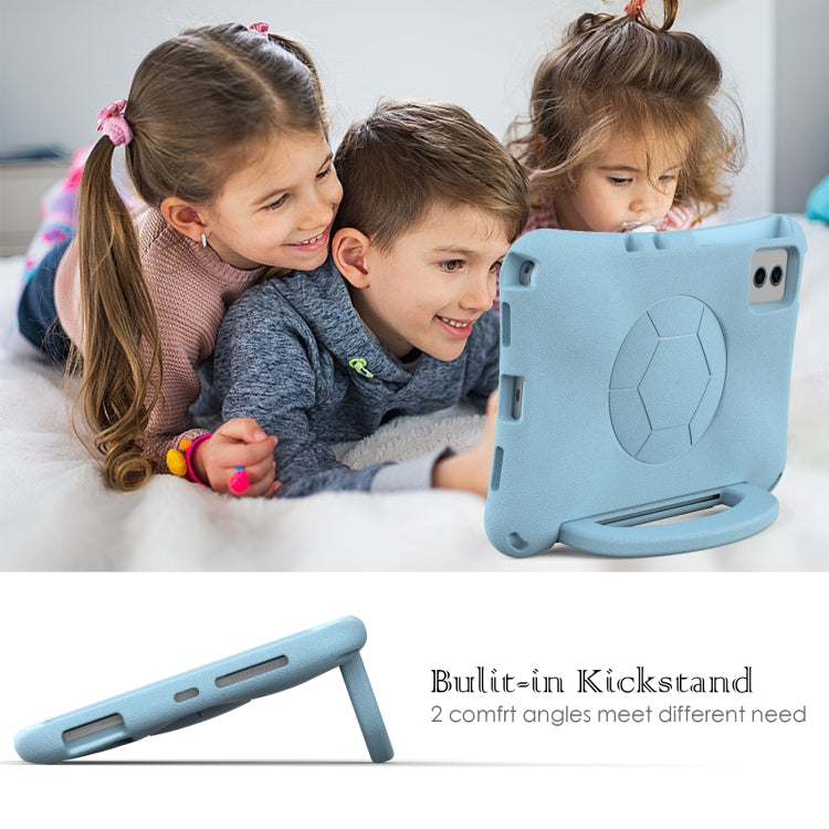 For Lenovo Tab M11 / Xiaoxin Pad 11 2024 Handle Football Shaped EVA Shockproof Tablet Case(Lighte Blue) - Lenovo by PMC Jewellery | Online Shopping South Africa | PMC Jewellery | Buy Now Pay Later Mobicred