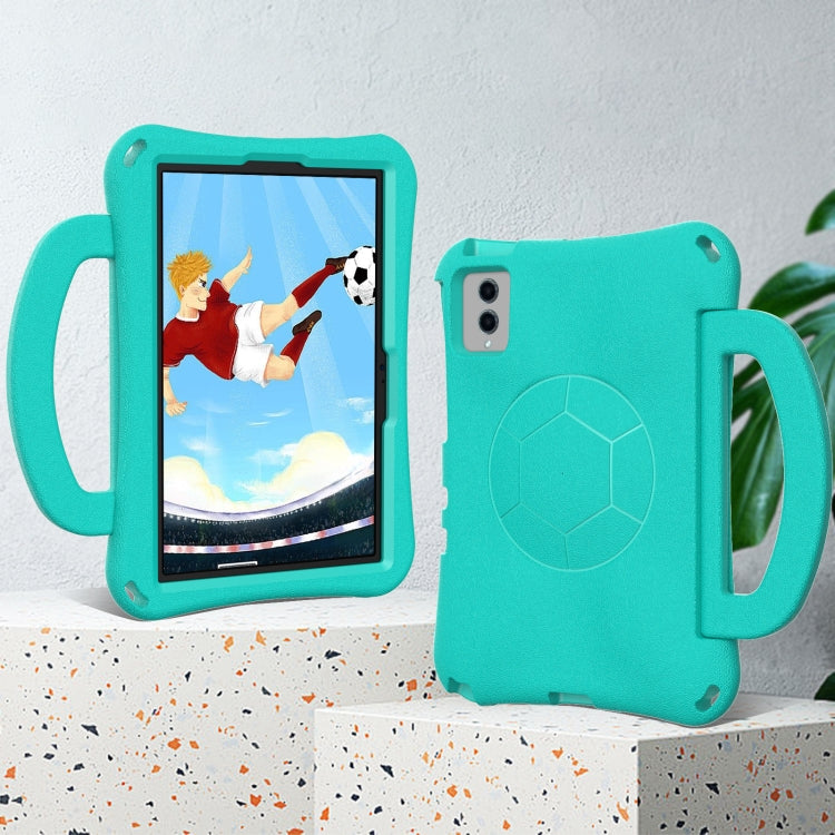 For Lenovo Tab M11 / Xiaoxin Pad 11 2024 Handle Football Shaped EVA Shockproof Tablet Case(Mint Green)