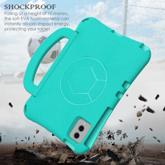 For Lenovo Tab M11 / Xiaoxin Pad 11 2024 Handle Football Shaped EVA Shockproof Tablet Case(Mint Green)