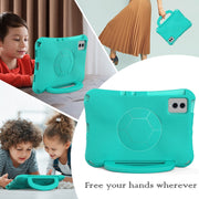 For Lenovo Tab M11 / Xiaoxin Pad 11 2024 Handle Football Shaped EVA Shockproof Tablet Case(Mint Green)