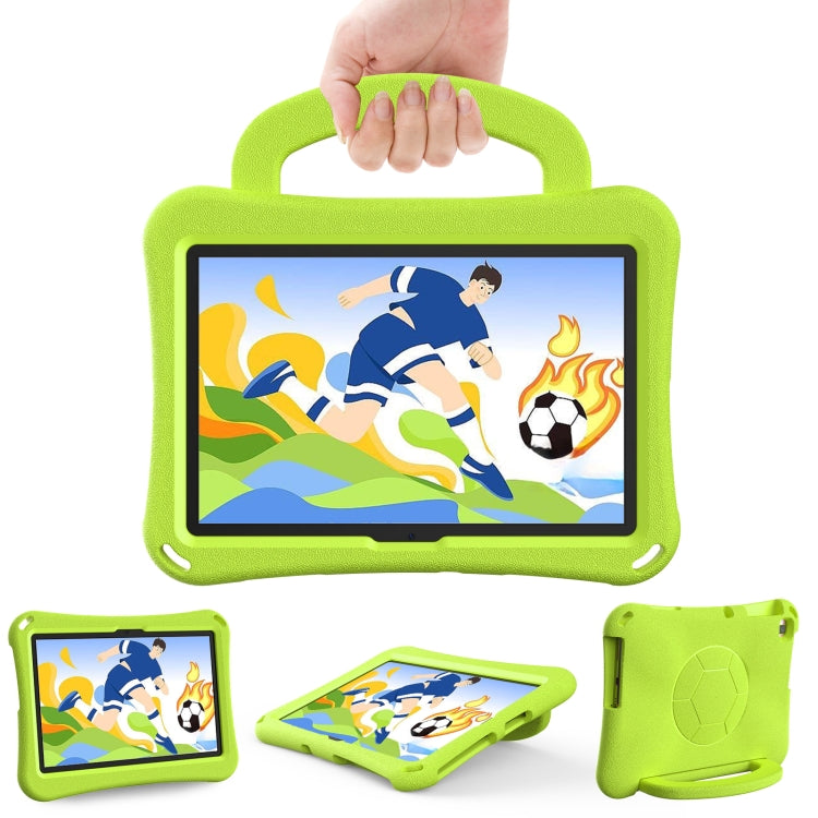 For Lenovo Tab M10 3rd Gen TB-328FU/XU  Handle Football Shaped EVA Shockproof Tablet Case(Grass Green)