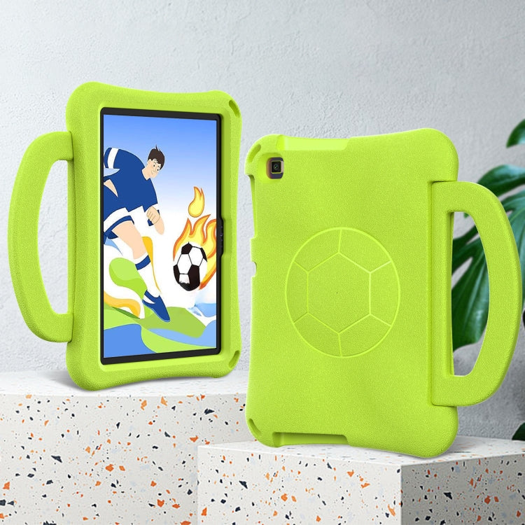 For Lenovo Tab M10 3rd Gen TB-328FU/XU  Handle Football Shaped EVA Shockproof Tablet Case(Grass Green)