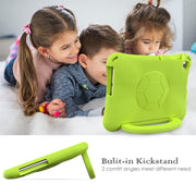 For Lenovo Tab M10 3rd Gen TB-328FU/XU  Handle Football Shaped EVA Shockproof Tablet Case(Grass Green)