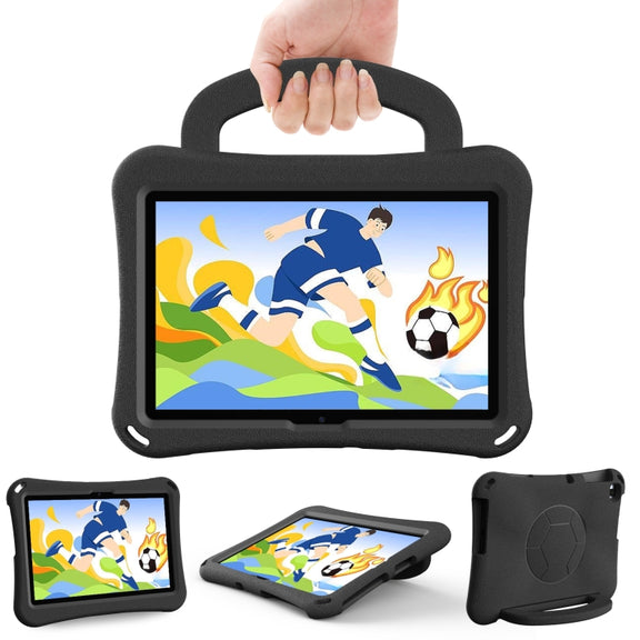 For Lenovo Tab M10 3rd Gen TB-328FU/XU  Handle Football Shaped EVA Shockproof Tablet Case(Black)