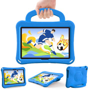 For Lenovo Tab M10 3rd Gen TB-328FU/XU  Handle Football Shaped EVA Shockproof Tablet Case(Blue)