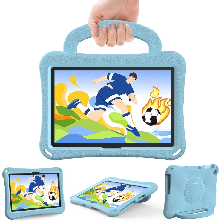 For Lenovo Tab M10 3rd Gen TB-328FU/XU  Handle Football Shaped EVA Shockproof Tablet Case(Lighte Blue)