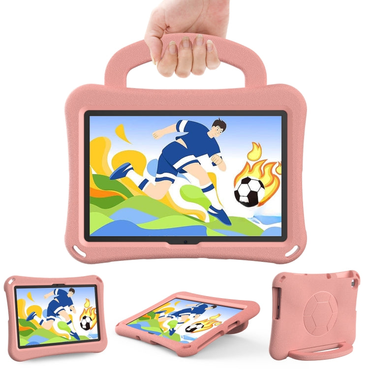 For Lenovo Tab M10 3rd Gen TB-328FU/XU  Handle Football Shaped EVA Shockproof Tablet Case(Light Pink)